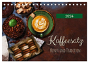 Kaffeesatz - Kunst und Tradition (Tischkalender 2024 DIN A5 quer), CALVENDO Monatskalender