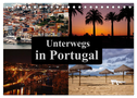 Unterwegs in Portugal (Tischkalender 2024 DIN A5 quer), CALVENDO Monatskalender