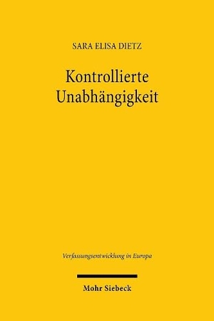 Dietz, Sara Elisa. Kontrollierte Unabhängigkeit - Grundsätze und Grenzen europäischer Geldpolitik. Mohr Siebeck GmbH & Co. K, 2025.