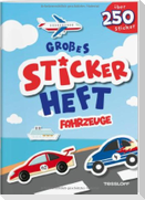 Großes Stickerheft. Fahrzeuge