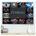 Fussball - Zweikampf (hochwertiger Premium Wandkalender 2025 DIN A2 quer), Kunstdruck in Hochglanz