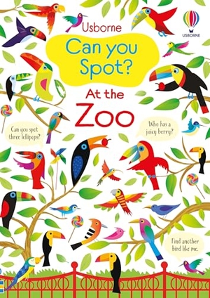 Robson, Kirsteen. Can you Spot? At the Zoo. Usborne Publishing Ltd, 2025.