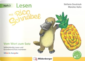 Drecktrah, Stefanie / Mareike Hahn. Lesen mit Rico Schnabel, Heft 3: Vom Wort zum Satz - silbierte Ausgabe - Selbstständig Lesen und Grundwortschatz trainieren. Mildenberger Verlag GmbH, 2026.