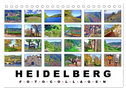 Heidelberg Fotocollagen (Tischkalender 2024 DIN A5 quer), CALVENDO Monatskalender