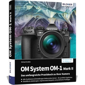Gradias, Michael. OM System OM-1 Mark II: Das umfangreiche Praxisbuch zu Ihrer Profi-Kamera - Vom Profi lernen: Bessere Fotos & Videos durch Expertenwissen, praxisnahe Tipps und detaillierte Anleitungen. BILDNER Verlag, 2024.