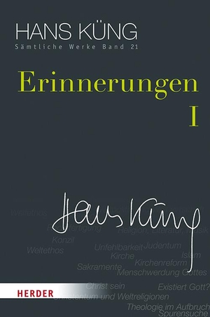 Küng, Hans. Erinnerungen I. Herder Verlag GmbH, 2020.