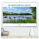 Schwedens Seen (hochwertiger Premium Wandkalender 2025 DIN A2 quer), Kunstdruck in Hochglanz