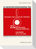 23. Deutscher Soziologentag 1986
