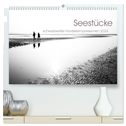 Seestücke. Schwarzweiße Nordseeimpressionen 2024 (hochwertiger Premium Wandkalender 2024 DIN A2 quer), Kunstdruck in Hochglanz