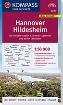 KOMPASS Fahrradkarte 3215 Hannover, Hildesheim 1:50.000