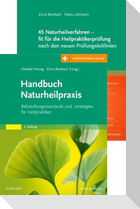 Handbuch Naturheilpraxis + 45 Naturheilverfahren - fit für die Heilpraktikerprüfung, Set