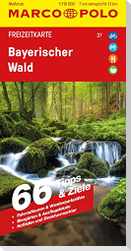 MARCO POLO Freizeitkarte 37 Bayerischer Wald 1:110.000