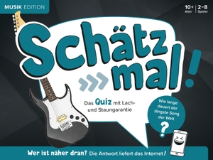 Schätz mal! Musik Edition - Das Quiz mit Lach- und Staungarantie I Ab 10 Jahre I 2-8 Spieler I Spiele-Block. Naumann & Göbel Verlagsg., 2024.
