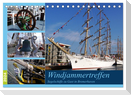 Windjammertreffen - Segelschiffe zu Gast in Bremerhaven (Tischkalender 2024 DIN A5 quer), CALVENDO Monatskalender