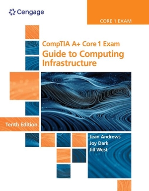 Andrews, Jean / Shelton, Joy et al. Bundle: Comptia A+ Core 1 Exam: Guide to Computing Infrastructure, 10th + Lab Manual. Cengage Learning, 2019.