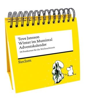 Jansson, Tove. Winter im Mumintal. 24 Postkarten für die Weihnachtszeit (Advents-Postkartenaufsteller) - Mumins Adventskalender: 24 heraustrennbare Karten mit Illustrationen und Zitaten von Tove Jansson | Geschenk für Mumins-Fans. Reclam Philipp Jun., 2026.