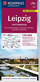 KOMPASS Fahrradkarte 3361 Leipzig und Umgebung 1:70.000