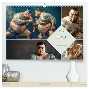 Brunner-Klaus, Liselotte. Sumo - Japans schwere Ringer (hochwertiger Premium Wandkalender 2025 DIN A2 quer), Kunstdruck in Hochglanz - Japanischer Nationalsport Sumo. Calvendo, 2024.