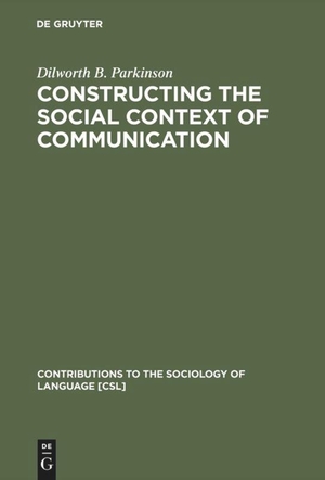 Parkinson, Dilworth B.. Constructing the Social Context of Communication - Terms of Address in Egyptian Arabic. De Gruyter Mouton, 1985.