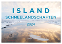 ISLAND - Schneelandschaften (Wandkalender 2024 DIN A3 quer), CALVENDO Monatskalender