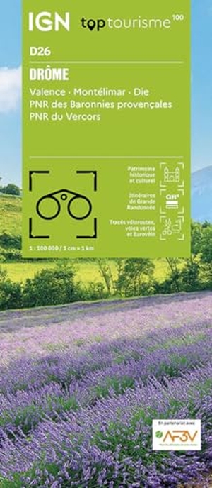 26 Drôme - 1:100000. IGN Frankreich, 2024.