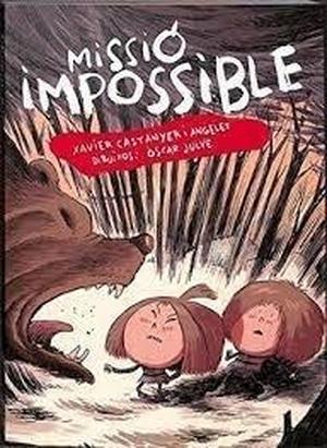 Julve, Óscar / Xavier Castanyer I Angelet. Missió impossible : Les aventures d'en Roc i la Bruna. Publicacions de l'Abadia de Montserrat, S.A., 2017.