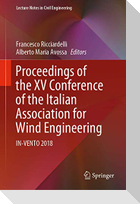 Proceedings of the XV Conference of the Italian Association for Wind Engineering