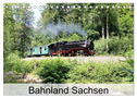Bahnland Sachsen (Tischkalender 2024 DIN A5 quer), CALVENDO Monatskalender