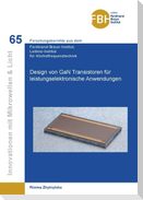 Design von GaN Transistoren für leistungselektronische Anwendungen
