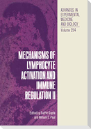 Mechanisms of Lymphocyte Activation and Immune Regulation II