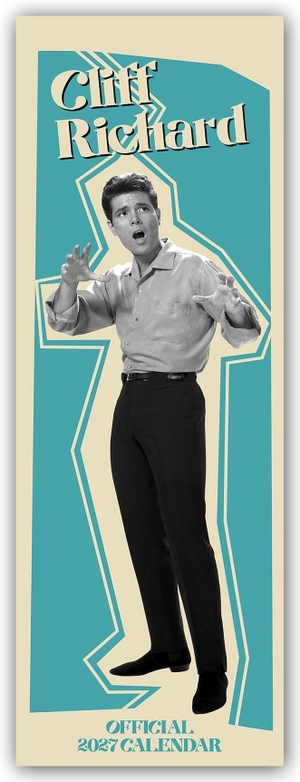 Danilo (Hrsg.). Cliff Richard 2027 - Slimline-Kalender - Original Danilo-Kalender [Mehrsprachig] [Kalender]. Browntrout Verlags GmbH, 2026.