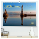 Leuchttürme - maritime Wegweiser in Deutschland (hochwertiger Premium Wandkalender 2025 DIN A2 quer), Kunstdruck in Hochglanz
