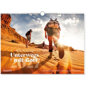 Abenteuer - Unterwegs mit Gott 2027 - Ein Wandkalender für den Glaubensweg. Kawohl Verlag GmbH, 2026.