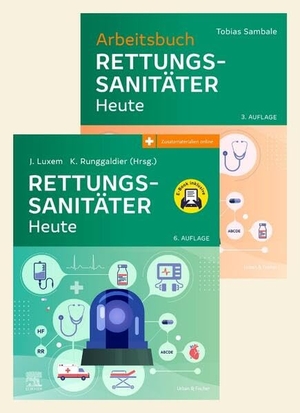 Sambale, Tobias. Rettungssanitäter Heute + Arbeitsbuch Rettungssanitäter Heute, Set 2.A.. Urban & Fischer/Elsevier, 2026.