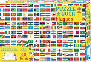 Meredith, Sue. Puzzle & Buch: Flaggen - Set aus 300-teiligem Puzzle und Begleitbuch - ab 7 Jahren. Usborne Verlag, 2023.