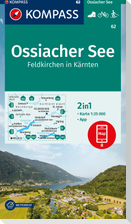 KOMPASS Wanderkarte 62 Ossiacher See, Feldkirchen in Kärnten 1:25.000