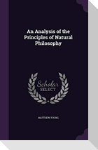 An Analysis of the Principles of Natural Philosophy