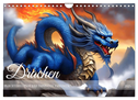 Drachen - Furchterregende und imposante Fabelwesen (Wandkalender 2025 DIN A4 quer), CALVENDO Monatskalender