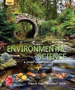 Enger, Eldon / Bradley Smith. Enger, Environmental Science, 2016, 14e (Reinforced Binding) Student Edition. McGraw-Hill Education, 2015.
