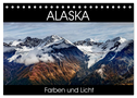 Alaska - Farben und Licht (Tischkalender 2024 DIN A5 quer), CALVENDO Monatskalender