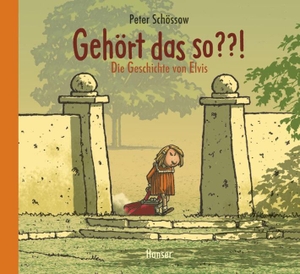 Schössow, Peter. Gehört das so??! - Die Geschichte von Elvis. Carl Hanser Verlag, 2005.
