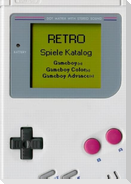 Retro - Spiele Katalog Gameboy