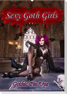 Sexy Goth Girls - Gothic Pin Ups (Wandkalender 2023 DIN A2 hoch)