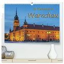 Ein Wochenende in Warschau (hochwertiger Premium Wandkalender 2024 DIN A2 quer), Kunstdruck in Hochglanz