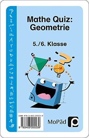 Eggert, Jens. Mathe-Quiz: Geometrie - 5. und 6. Klasse. Persen Verlag i.d. AAP, 2015.