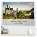 Schlösser und Gärten Süddeutschland (hochwertiger Premium Wandkalender 2024 DIN A2 quer), Kunstdruck in Hochglanz
