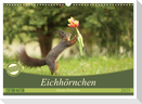 Eichhörnchen - Kleine Fotostars (Wandkalender 2025 DIN A3 quer), CALVENDO Monatskalender