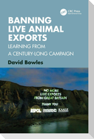 Banning Live Animal Exports
