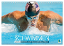 Schwimmen: Sport auf blauen Bahnen (Wandkalender 2025 DIN A4 quer), CALVENDO Monatskalender