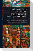 Archives De La Commission Scientifique Du Mexique, Volume 1...